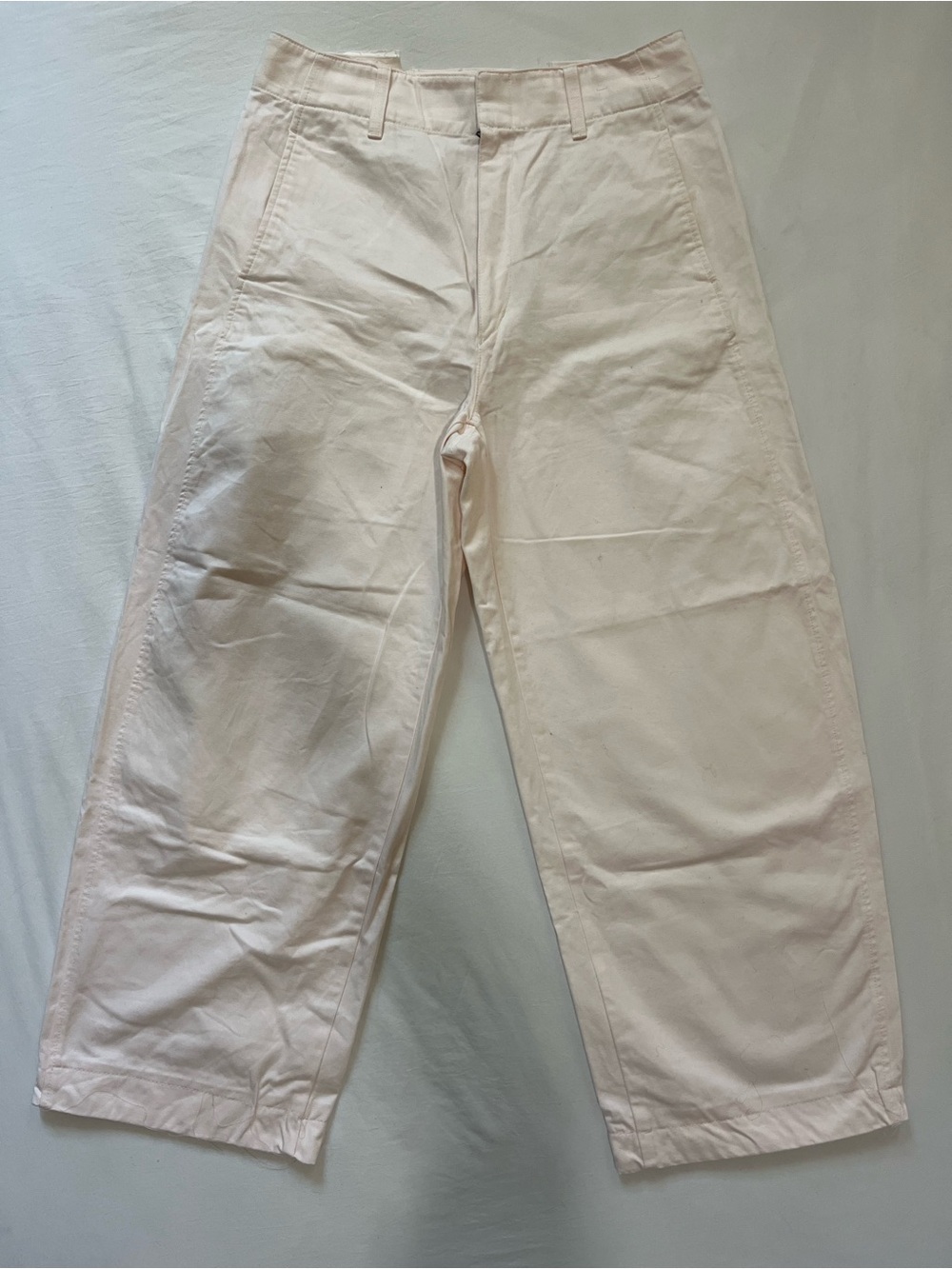 Uniqlo Pale Pink Wide Leg Trousers